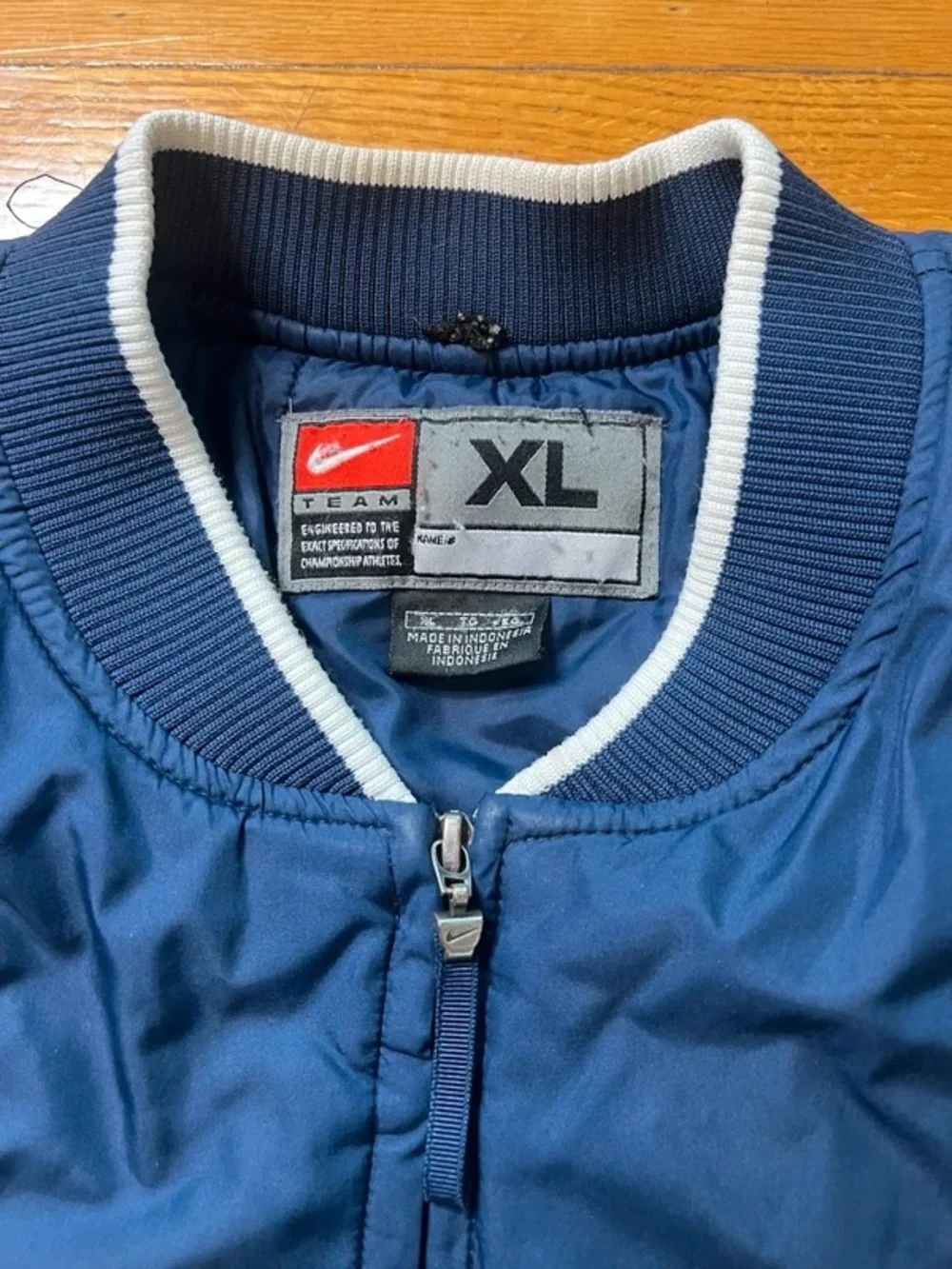 Nike Navy CONNECTICUT Bomber Jacket